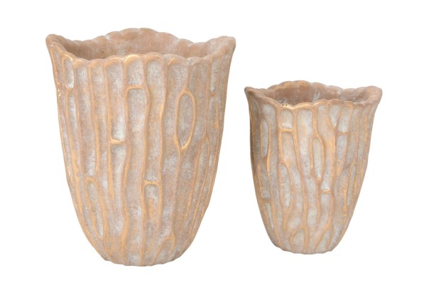 Vase Borke Keramik D17,5xH21,5cm