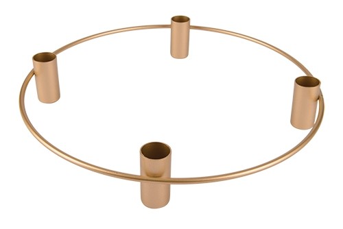 Stabkerzenhalter Ring x4 D30cm