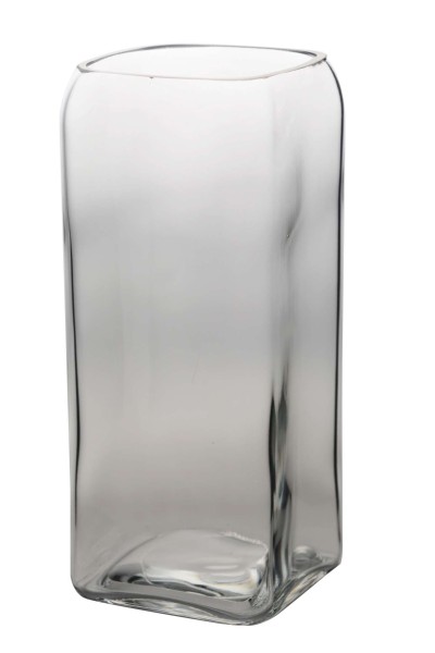 Vase Afia Glas 9,5x9,5xH23cm