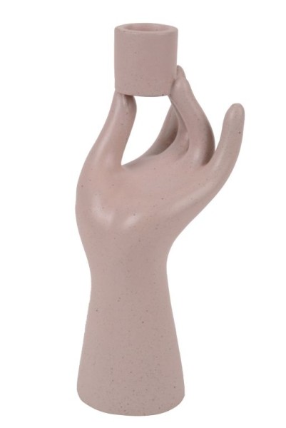 Kerzenhalter Hand Keramik 9,5x7x19,5cm