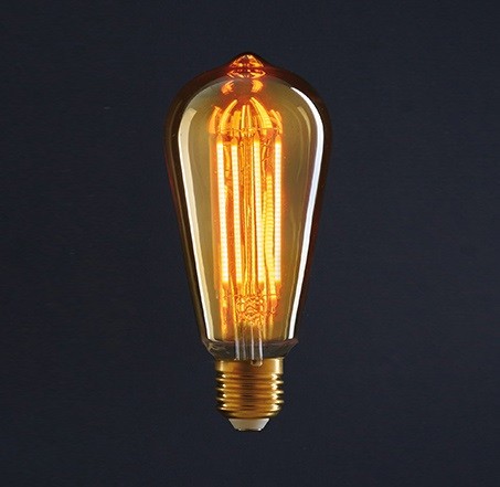 LED-Glühbirne 6,5x14,5cm (2W-1800K/E27/n. dimmbar)