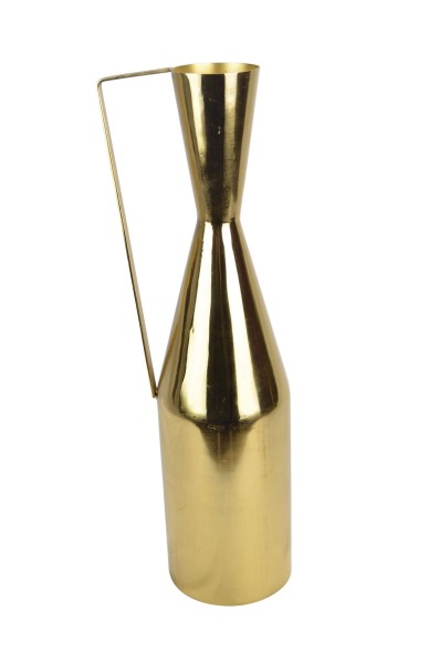 Vase Metall Ladi mit Henkel D13xH50cm