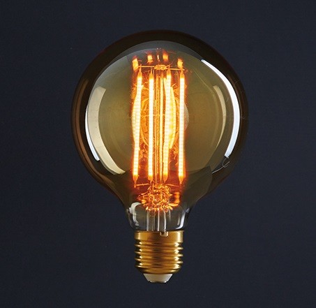 LED-Glühbirne 9,5x13,5cm (2W-1800K/E27/n. dimmbar)