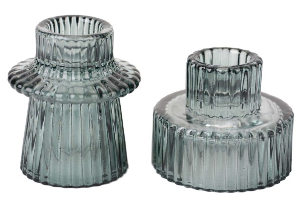 Kerzenhalter Racine 2Mod Glas D6-6,5xH5,5-7cm