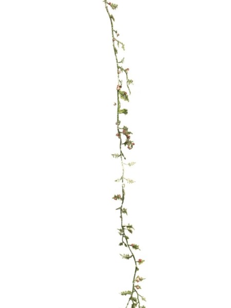 Mini Stechpalmenblatt-Girlande 130cm