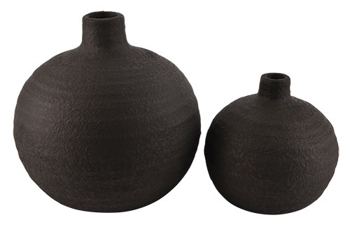 Dekovase Black Keramik D11,5xH11,5cm