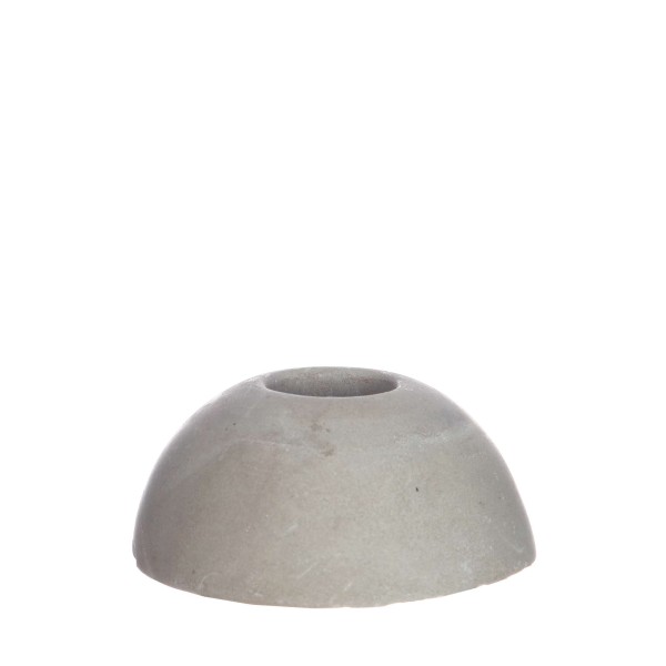 Spitz-Kerzenhalter Bulb Beton D7xH3cm