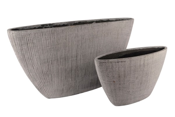 Jardiniere Keramik hoch Pieth - 58x13xH30cm