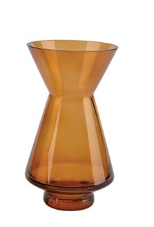 Glasvase X D10xH18cm