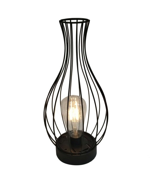 LED-Lampe Vasenform Metall D15,5xH32cm