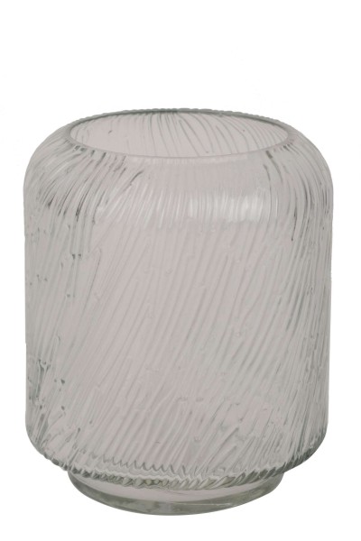 Glas Vase Waves D15xH18cm