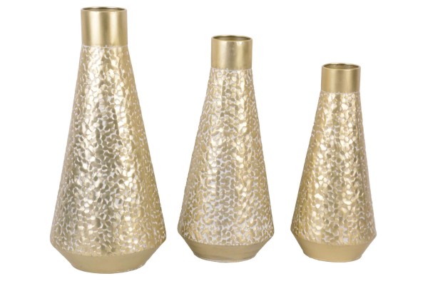 Vase Metall D21,5xH48,5cm