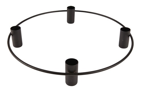 Stabkerzenhalter Ring x4 D30cm
