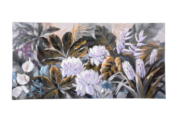 Bild Blüten und Blätter 60x120cm