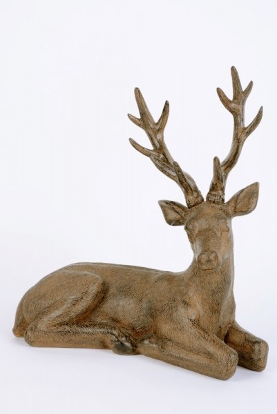 Hirsch liegend 32x14x34cm