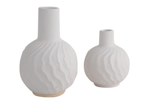 Vase Dünen bauchig Keramik D15xH18cm