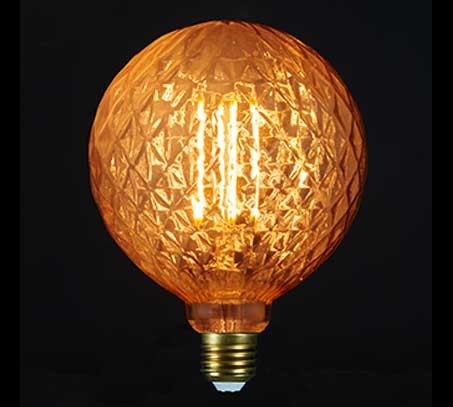 LED-Birne Kristall 12,5x17,5cm (2W/E27/n. dimmbar
