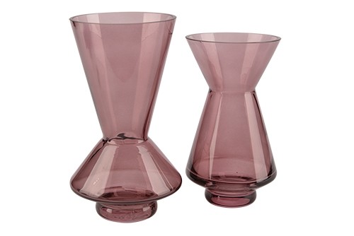 Glasvase X D10xH18cm