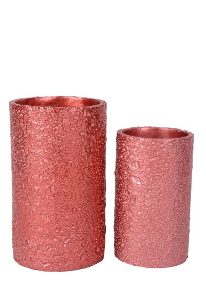 Vase Beton Metallic D15xH25cm