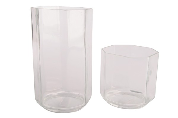 Glas Rhombe gerade - D10xH10,5cm