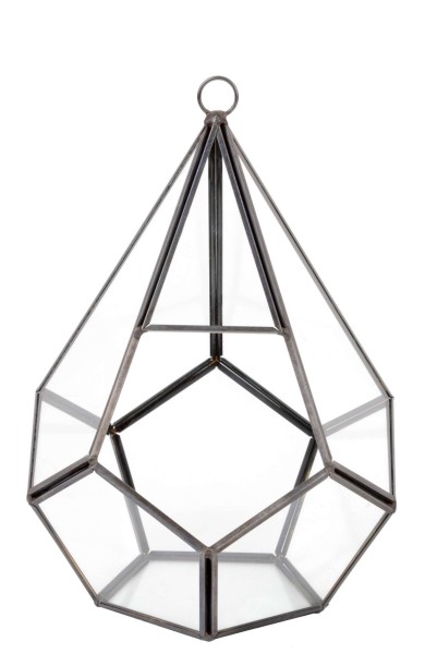 Windlicht Yamila Pyramide Glas D15xH21cm