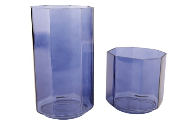 Glas Rhombe gerade - D10xH10,5cm