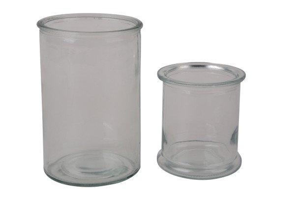 Glas Zylinder hoch D8,5xH10cm